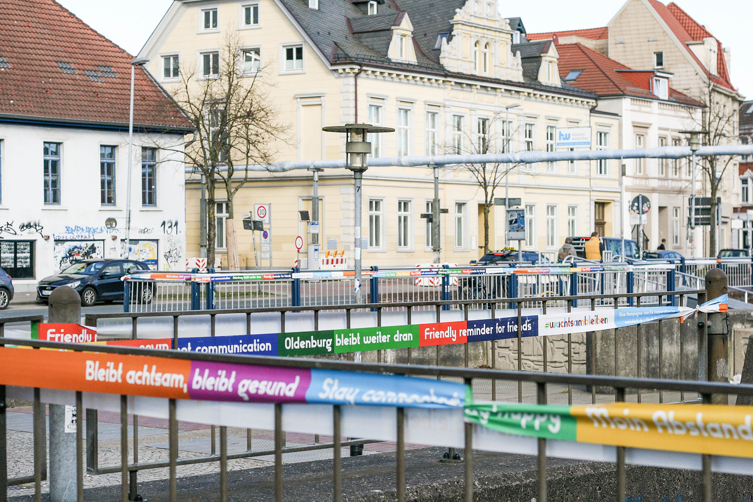 Installation + Kampagne. Robert Hoffmann-Lohse, #wachtsambleiben