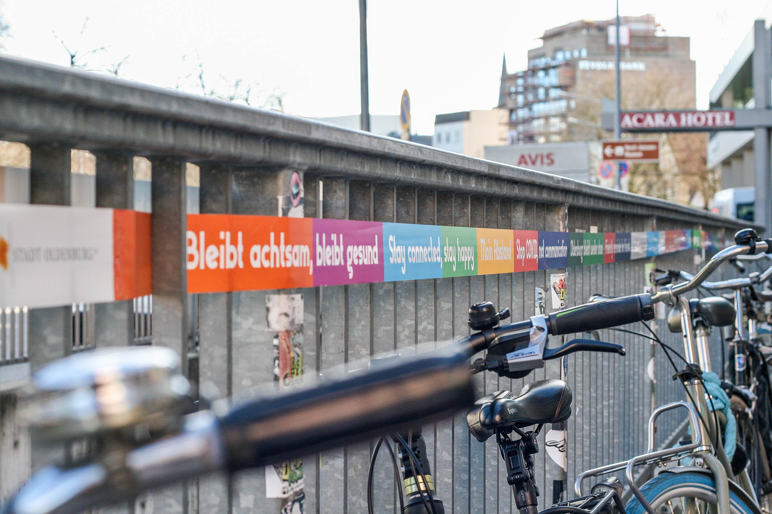 Installation + Kampagne. Robert Hoffmann-Lohse, #wachtsambleiben