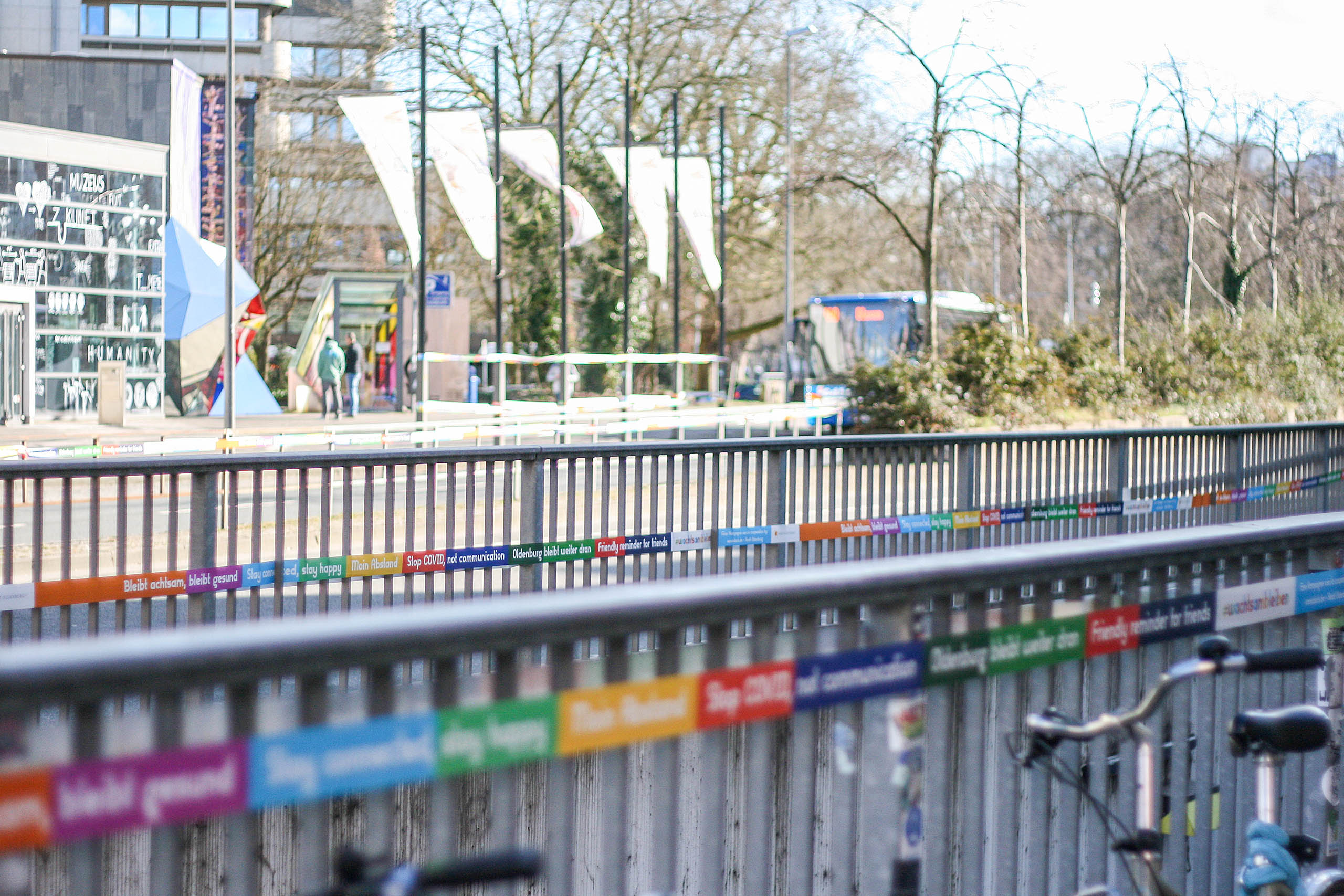 Installation + Kampagne. Robert Hoffmann-Lohse, #wachtsambleiben