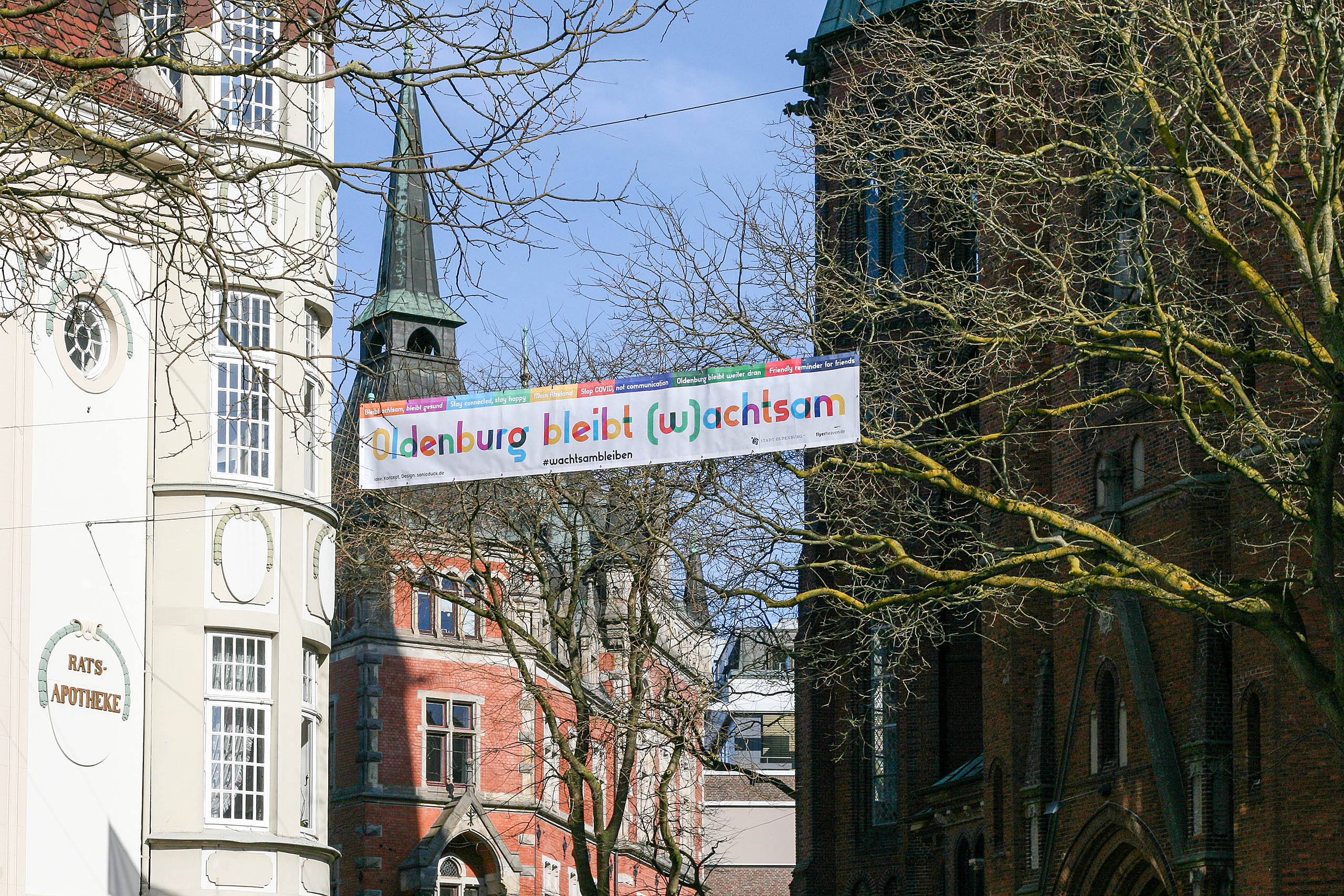 Installation + Kampagne. Robert Hoffmann-Lohse, #wachtsambleiben