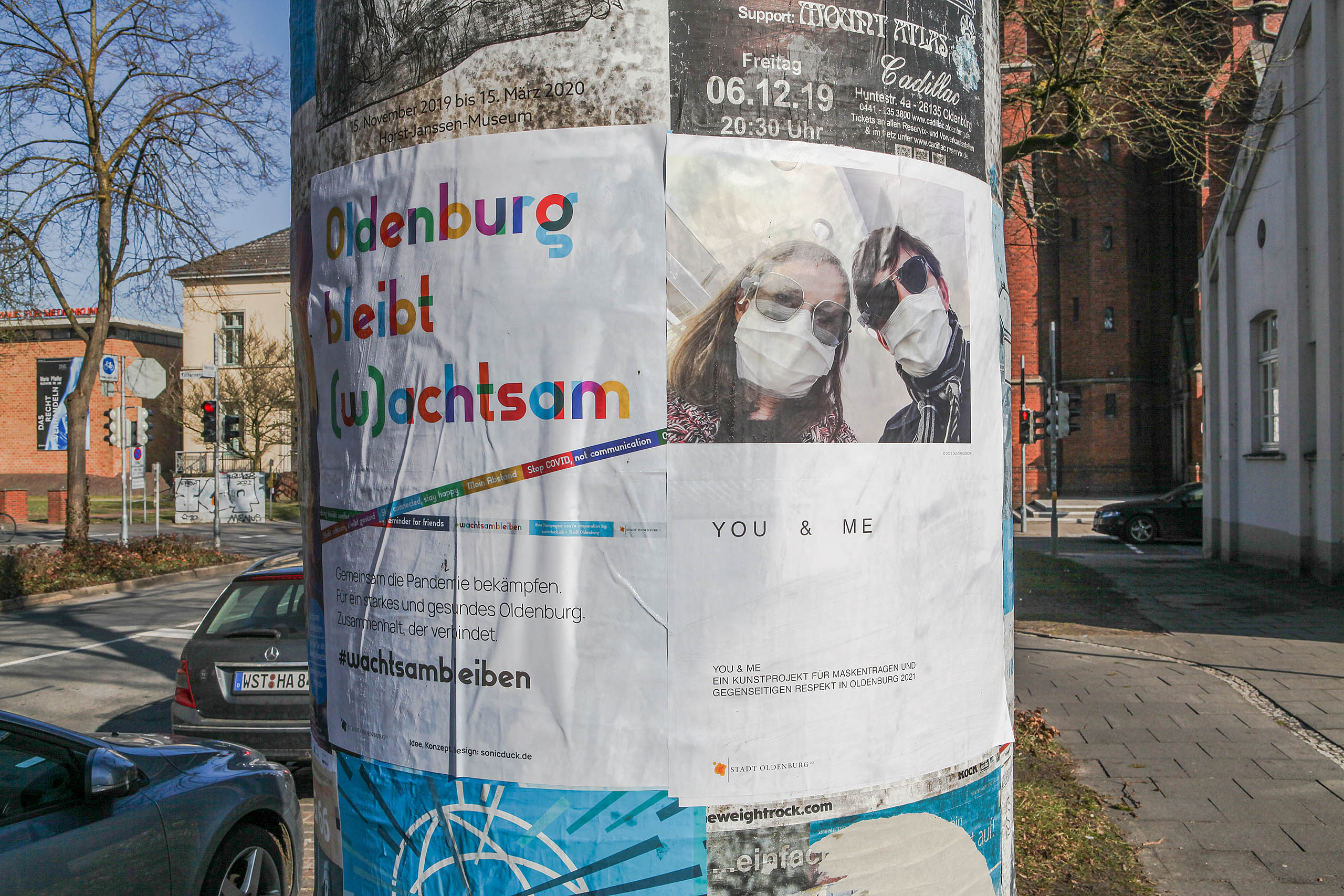 Plakat. Robert Hoffmann-Lohse, #wachtsambleiben